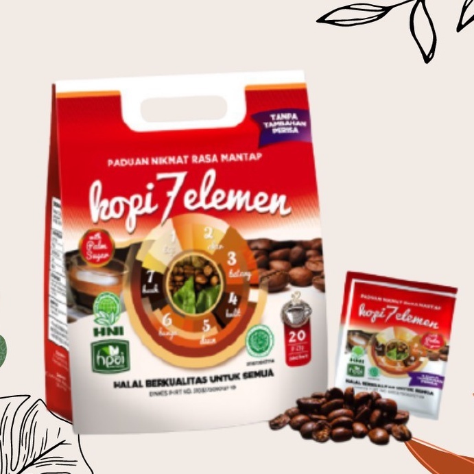 

READY Kopi 7 Elemen atau Sevel , Kopi isi 20 sachet