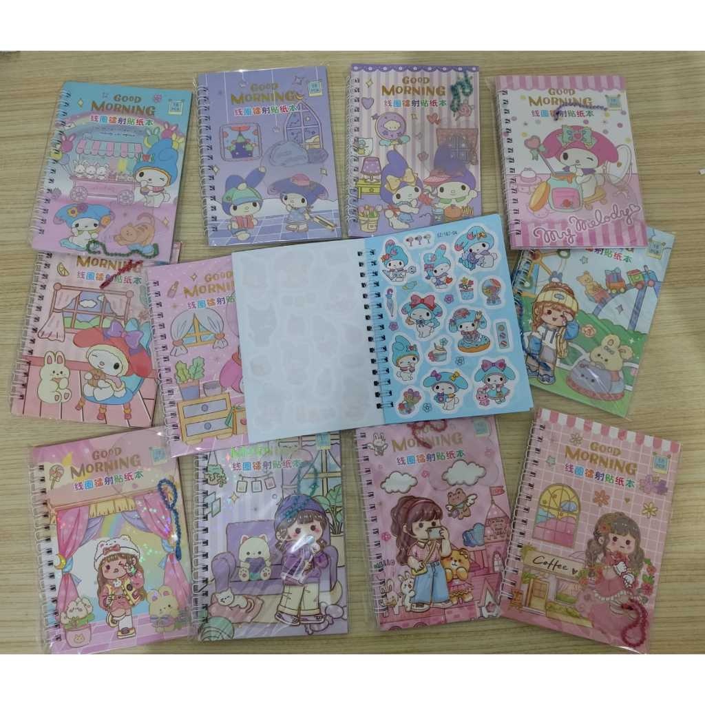 

MTH Buku Sticker Sanrio My Melody Momo Cute Girl SZ187