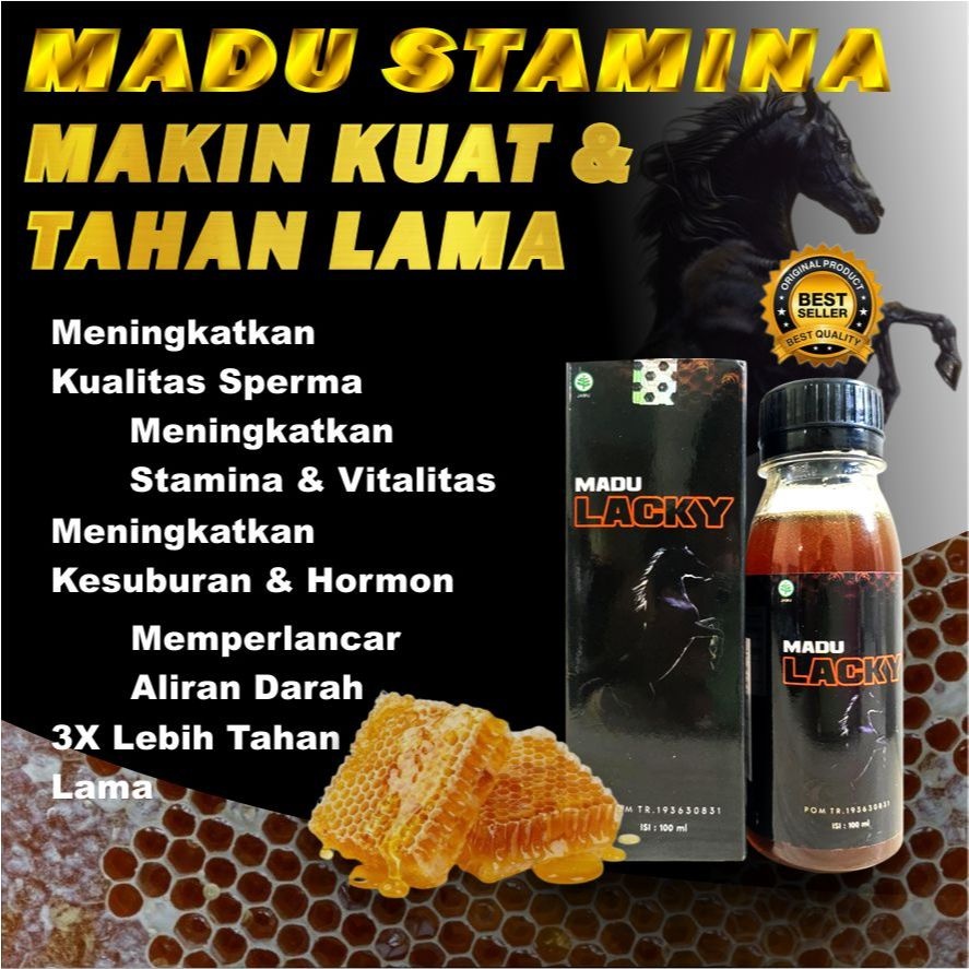 

Madu Lacky Obat Original Mulitivitamin Kuat Penambah Energi Nutrisi Stamina Kesejahteraan Badan Laki