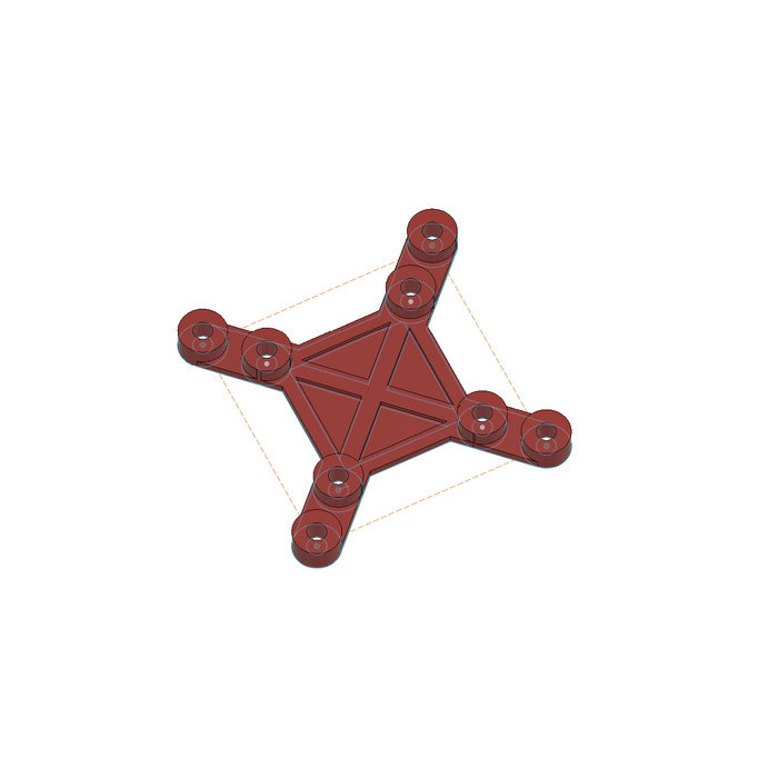 25 x 25mm to 16x16mm FC adapter mount m2 screw