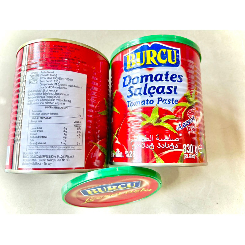 

Burcu Domates Salcasi Tomato Pasta 200G Dan 830G