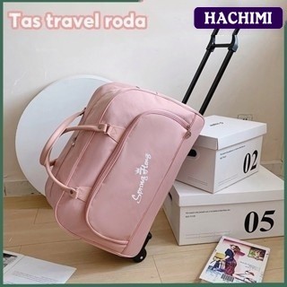 Hachimi Tas travel trolley/Tas penyimpanan kapasitas besar/Tas perjalanan/tas travelling/Koper/tas j