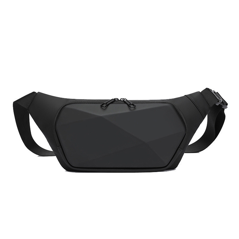 JIUFENG Tas Dada Pria Fashionable Tas Pinggang Santai Tas Selempang Cangkang Keras