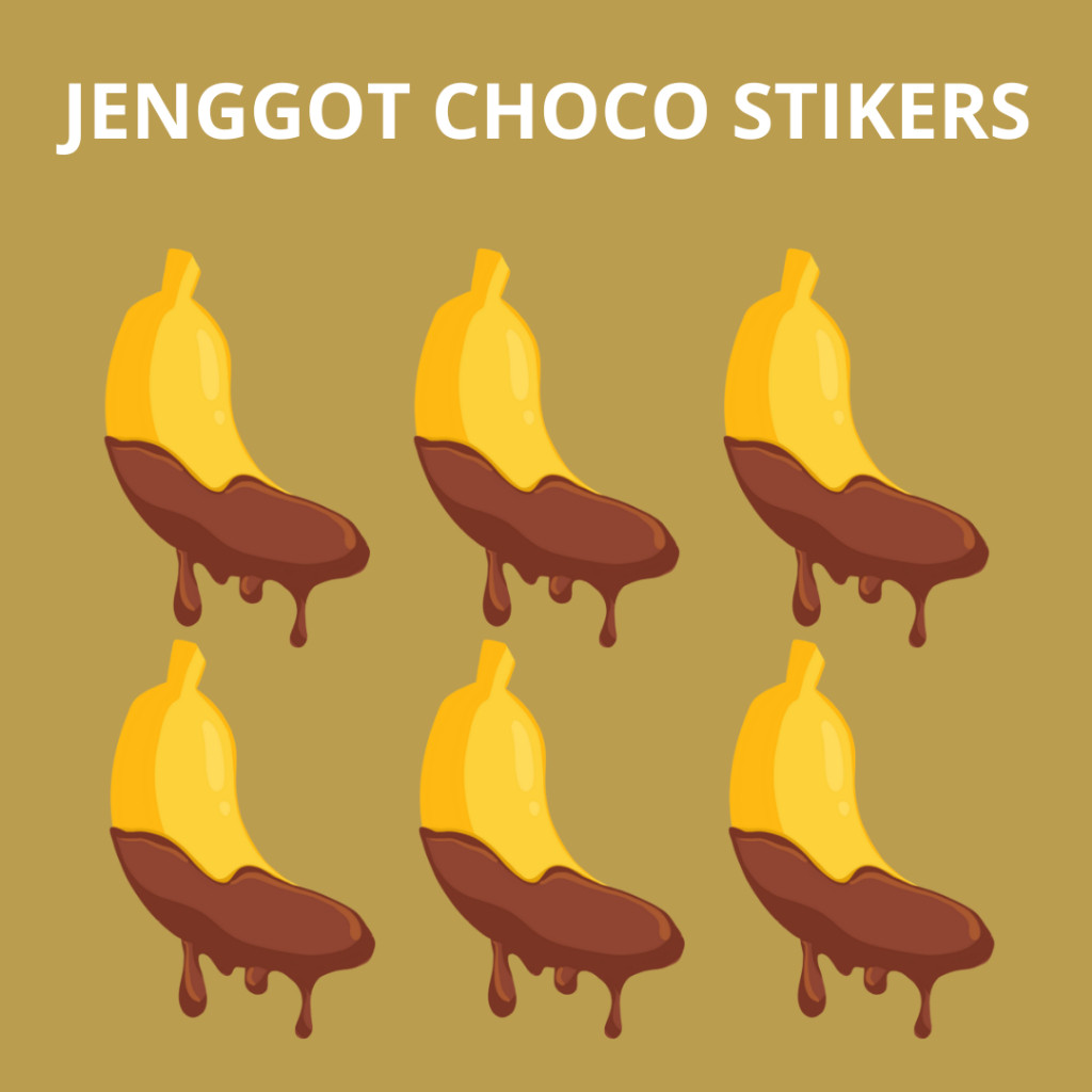 

Pasti Mantulita!!! stiker potongan label coklat sudah sutting