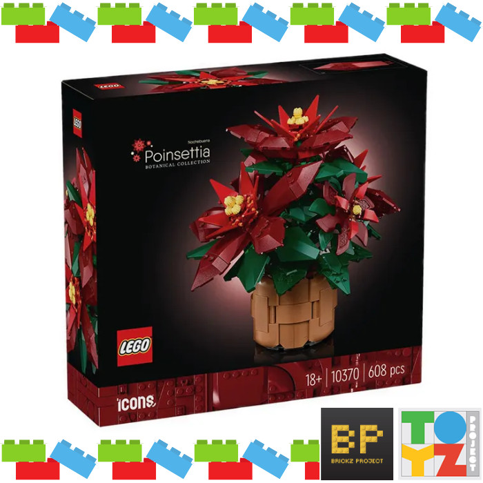 Lego 10370 Icons - Poinsettia
