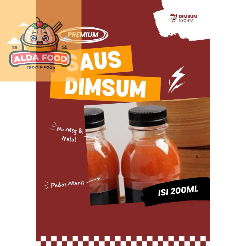 

Aldafood | Dimsum Nyonya | Saos/Saus Cabai Pedas Manis 200ml
