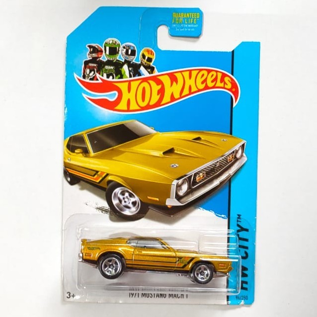 EL99 HW Hot Wheels 1971 71 Mustang Mach 1 gold 2014 HW City