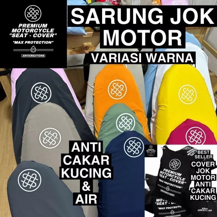 Sarung Jok Cover Seat Model Variant ARVI Vespa Nmax Aerox PCX Vario