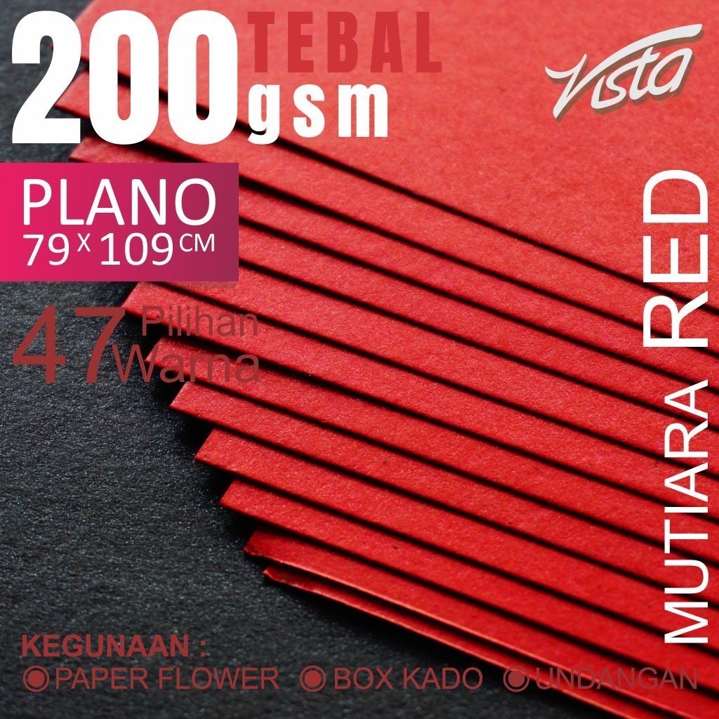 

Kertas Mutiara RED Kerajinan Paperflower