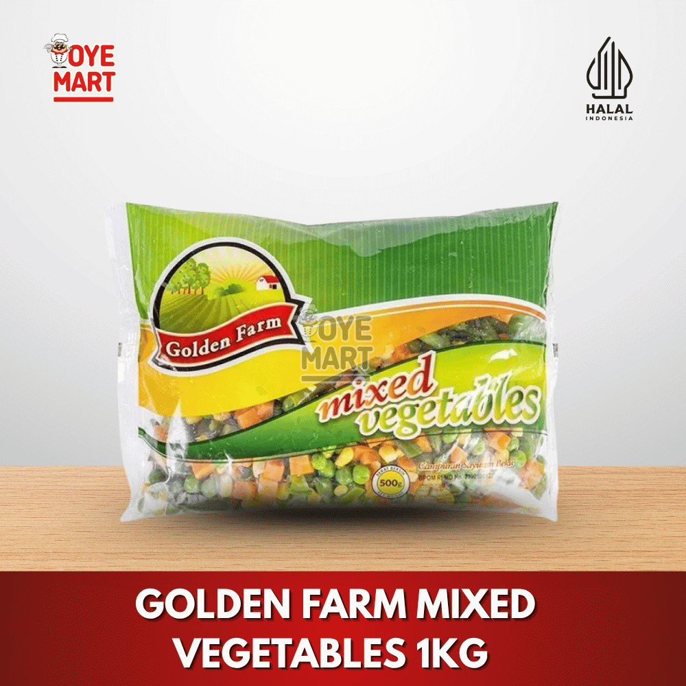 

GOLDEN FARM MIXED VEGETABLES 1KG
