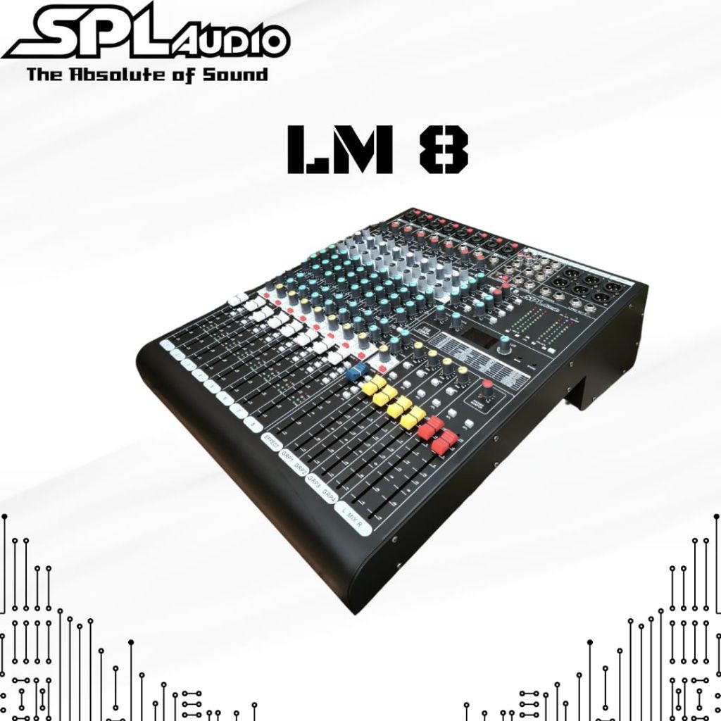 SPL Audio Mixer 8 Channel Tipe LM 8