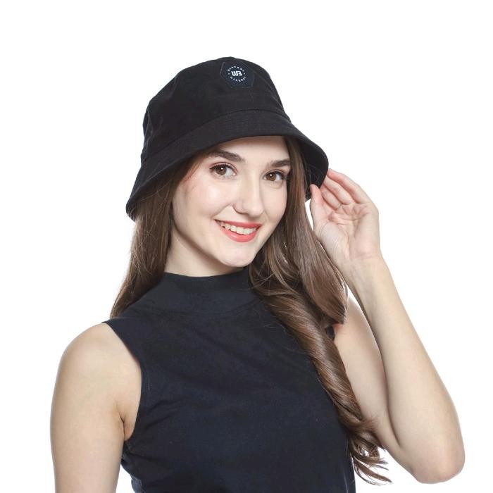 Topi bucket distro/bucket hat kourduroy branded - Bucket Black COTTON