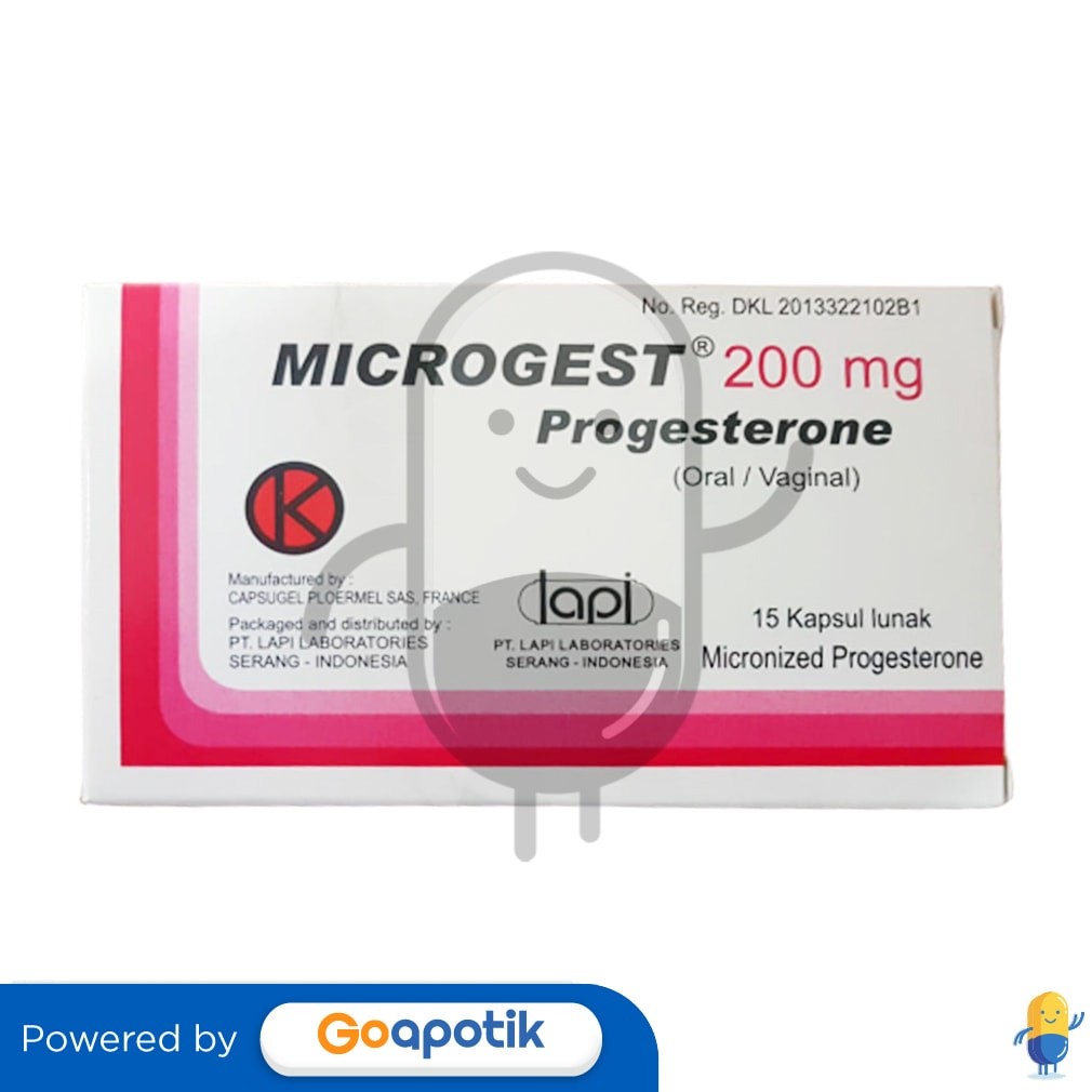Microgest 200 Mg Box 15 Kapsul