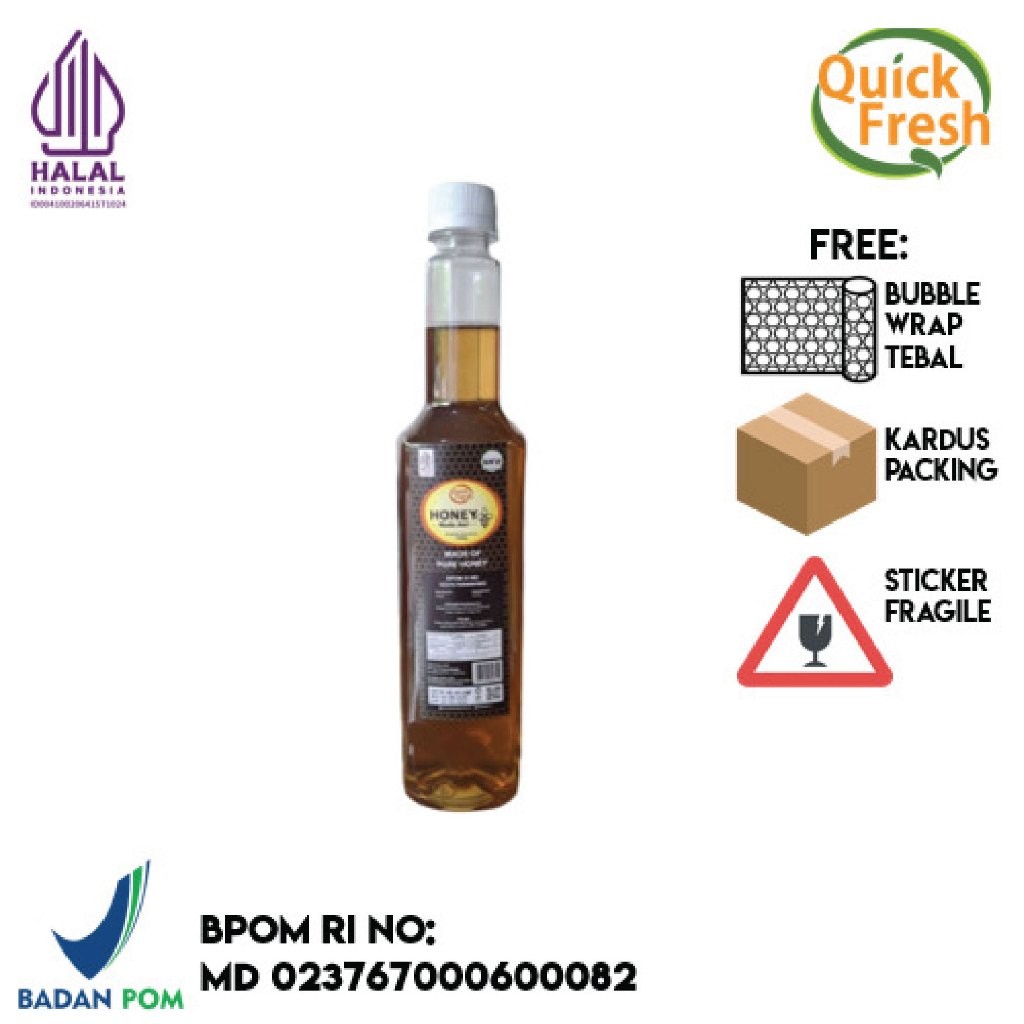 

New Quick Fresh Honey Pet Bottel 1.000GR / Madu 1kg PetPremium