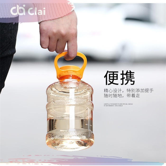 CLAI Botol Minum Bentuk Mini Botol Galon Kecil Unik Water MemoBottle 650ML
