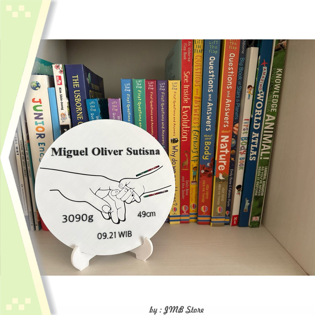 Perlengkapan bayi murah lengkap / Custom Baby Birth Tag / Baby Birth Bracelet Hiasan Tag lahiran Rum