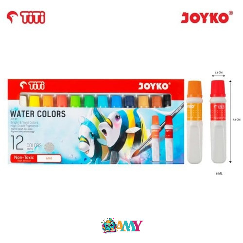 

(1TUBE 12WARNA)JOYKO CAT AIR WC 6125 6CC 12C (OPP) AMY STASIONARY