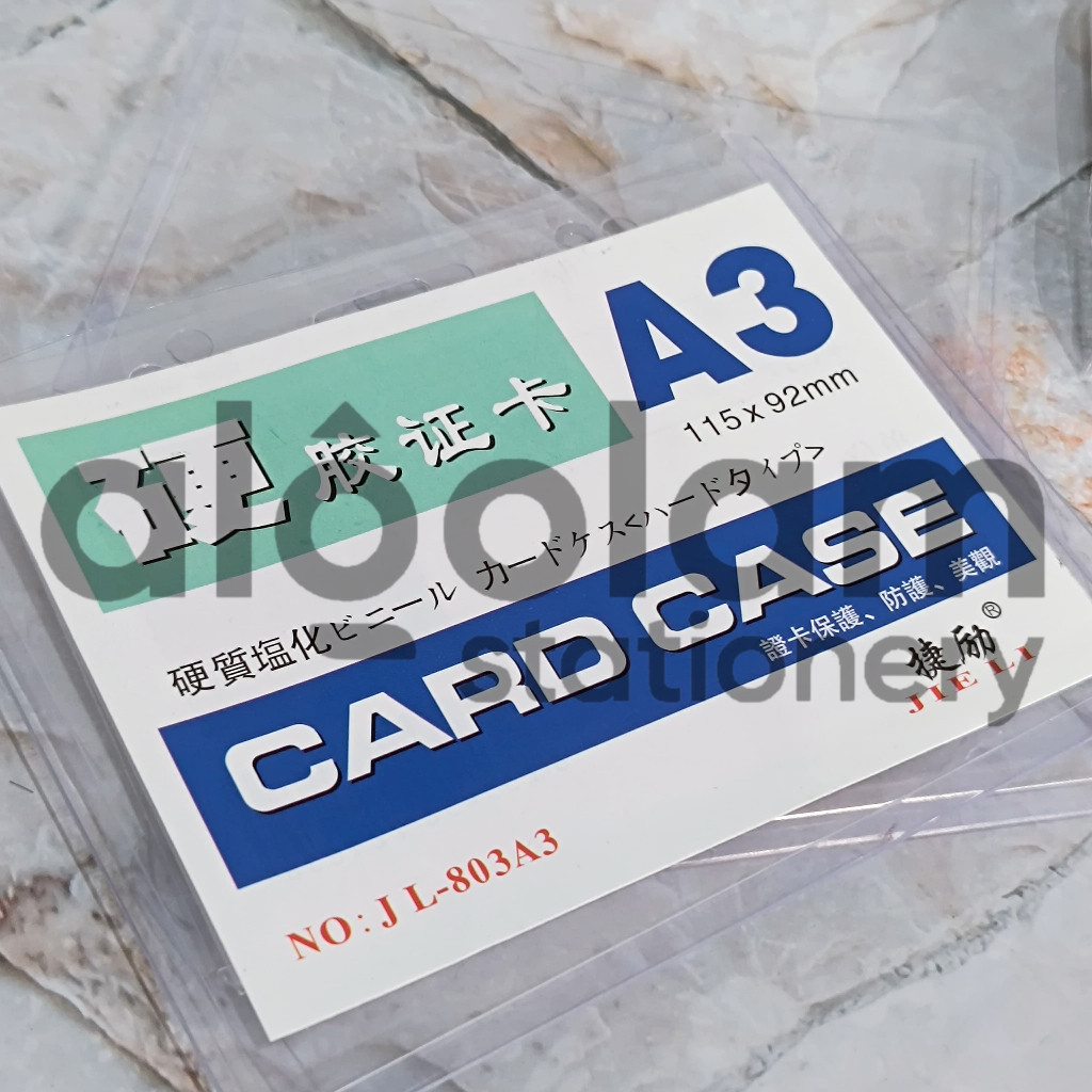 

SATU PACK ( 20 PCS ) Plastik Id Card Mika A3 lengkap
