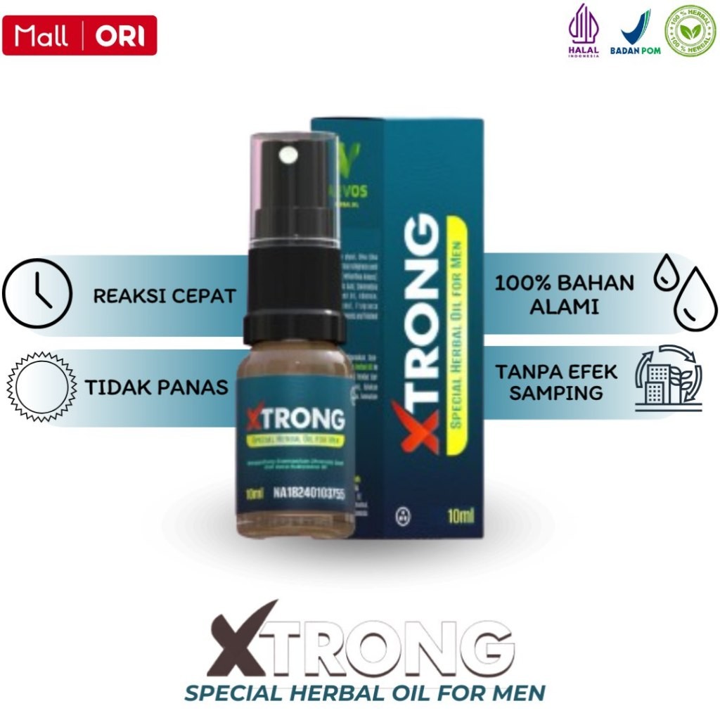 Xtrong Spray Obat Kuat Pria Tahan Lama Tidak Kebas Tidak Panas 10ml