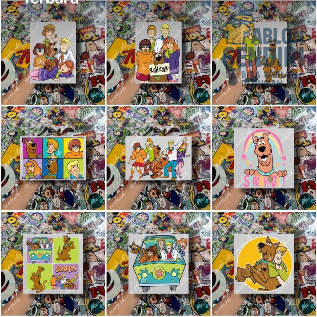 

Stiker DTF Sablon Setrika Sablon Stiker SCOOBY DOO