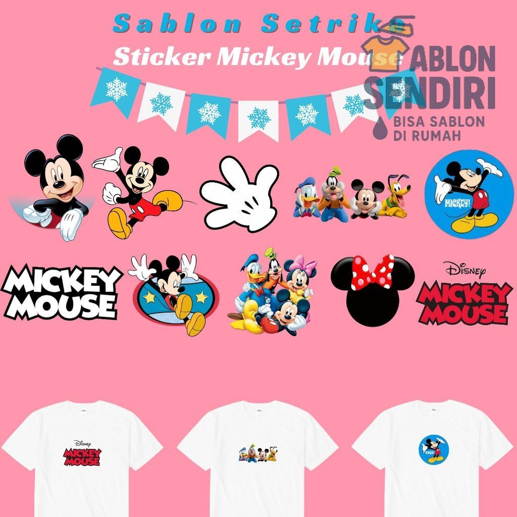 

Jual Sticker Baju Sablon Baju Tema MICKEY MOUSE tinggal Setrika di rumah (Sticker Only)