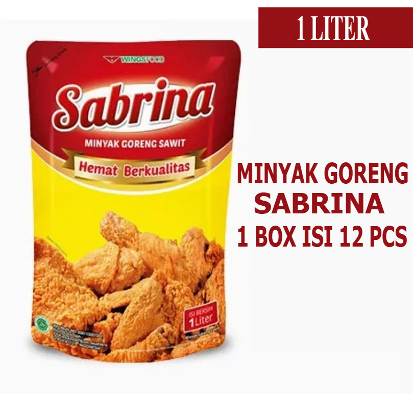 

1 DUS SABRINA Minyak Goreng 1 Liter isi 12pcs
