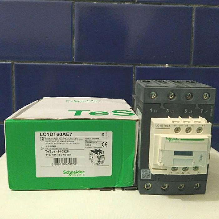 Contactor Kontaktor Schneider LC1DT60AE7 LC1DT60A E7 48V AC