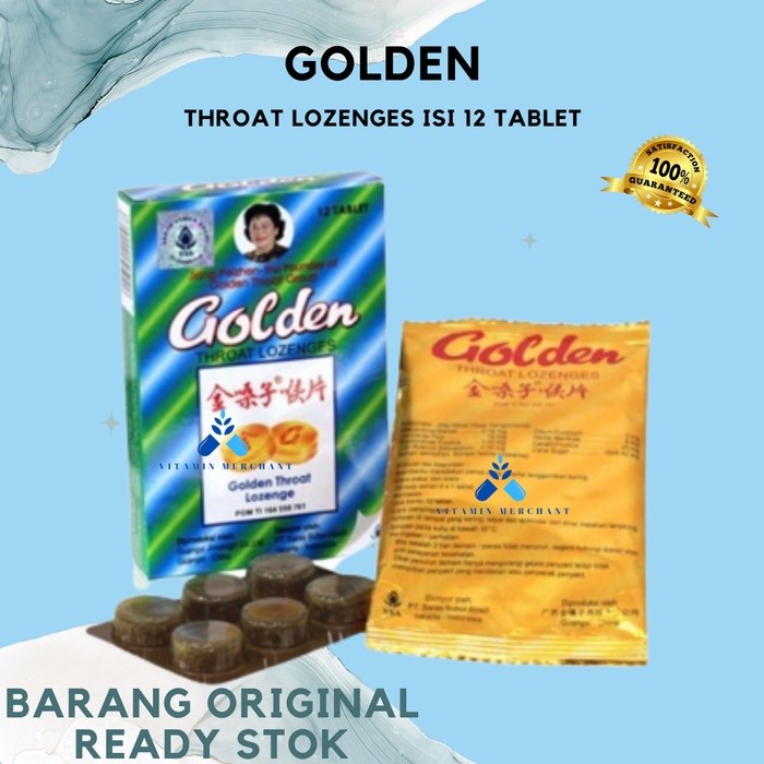 

GOLDEN THROAT LOZENGES // Permen pelega tenggorokan - vm2