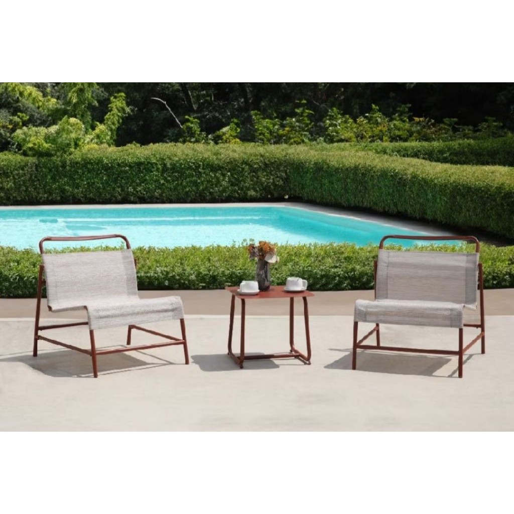 Set Kursi Taman Minimalis – 2 Kursi + 1 Meja