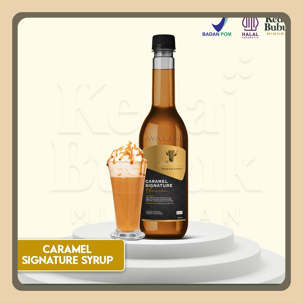 

Javaland Syrup / Sirup Rasa Caramel 620ml - Signature | Sirup Campuran Kopi / Coffee | Caramel Latte