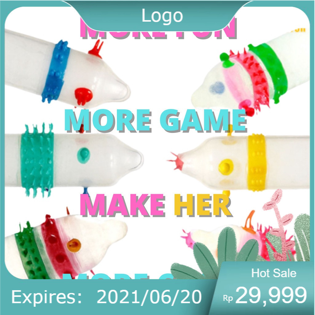 Ready Stokk  Kondom AOBO Gerigi 5 Karakter ( Bisa COD )  ~ eqvuadors