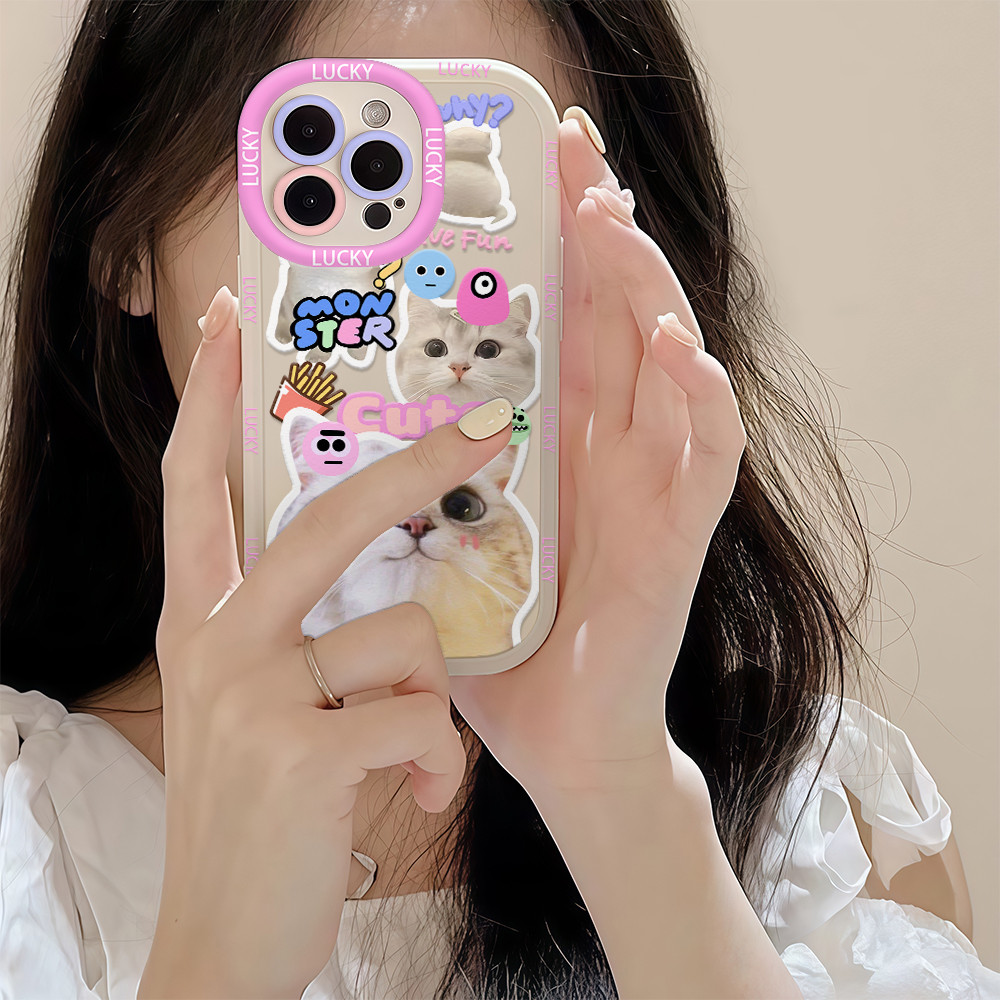 Casing Silikon Lembut, Anti Jatuh & Tahan Aus, Cocok untuk Pasangan/Teman/Kelasmate, Kucing Persia I