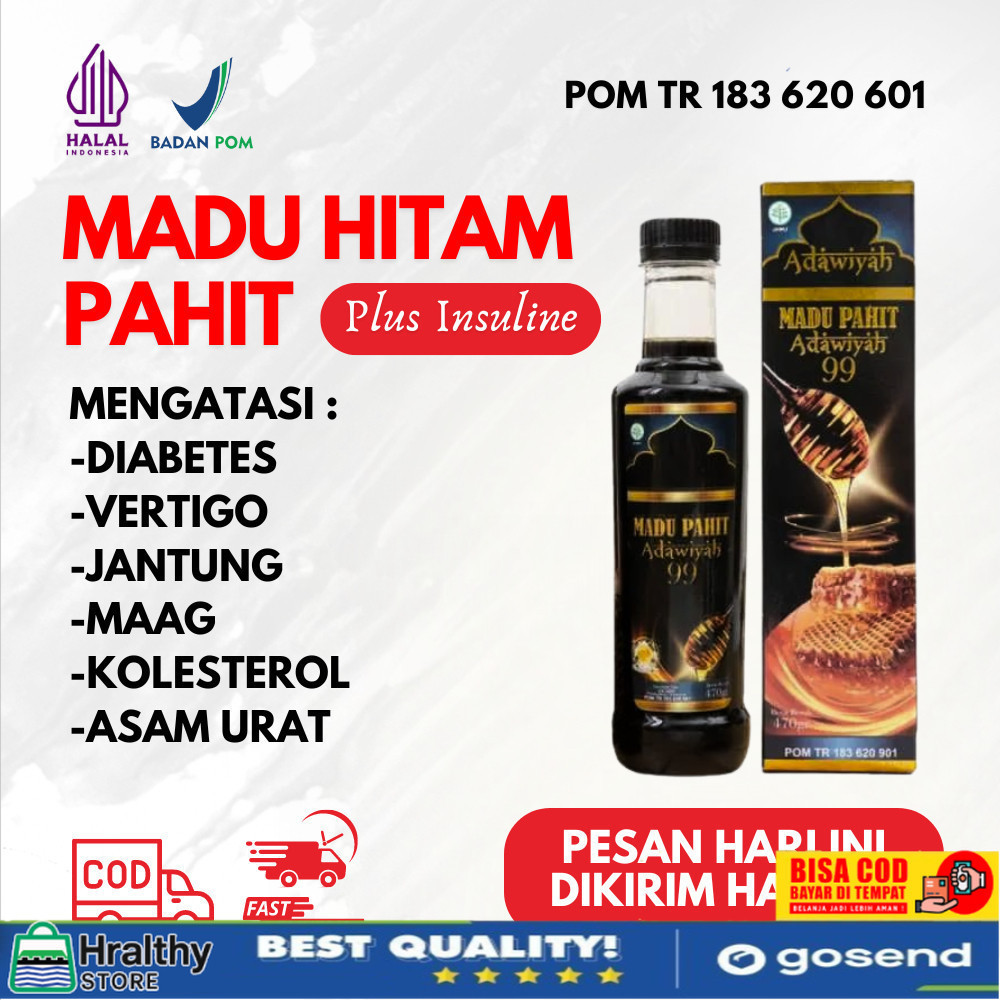 

[ORIGINAL] Madu Hitam Pahit Propolis Sambiloto dan Insuline Adawiyah99 Sudah BPOM| Madu Hutan Murni