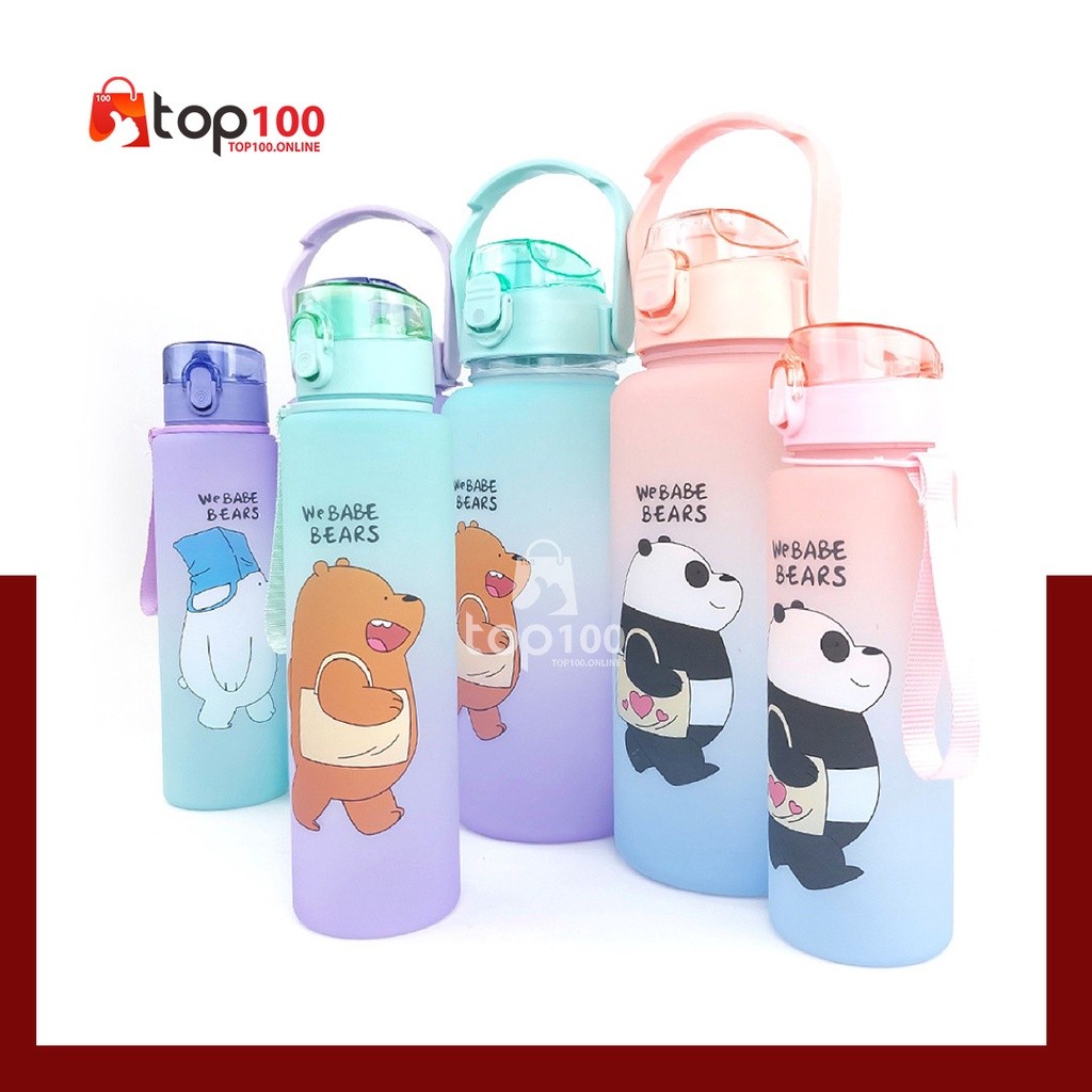 BTF-BR2 Botol Viral Botol 2in1 Botol Minum Anak Karakter Tumbler Lucu Botol Motivasi Botol Gemoy Pen