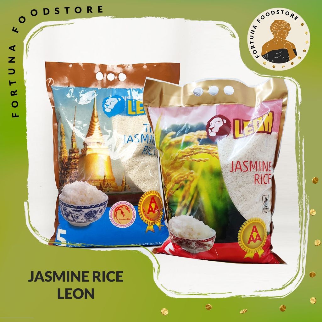 

Leon Thai Jasmine Rice Beras Bangkok Thailand Premium 5kg