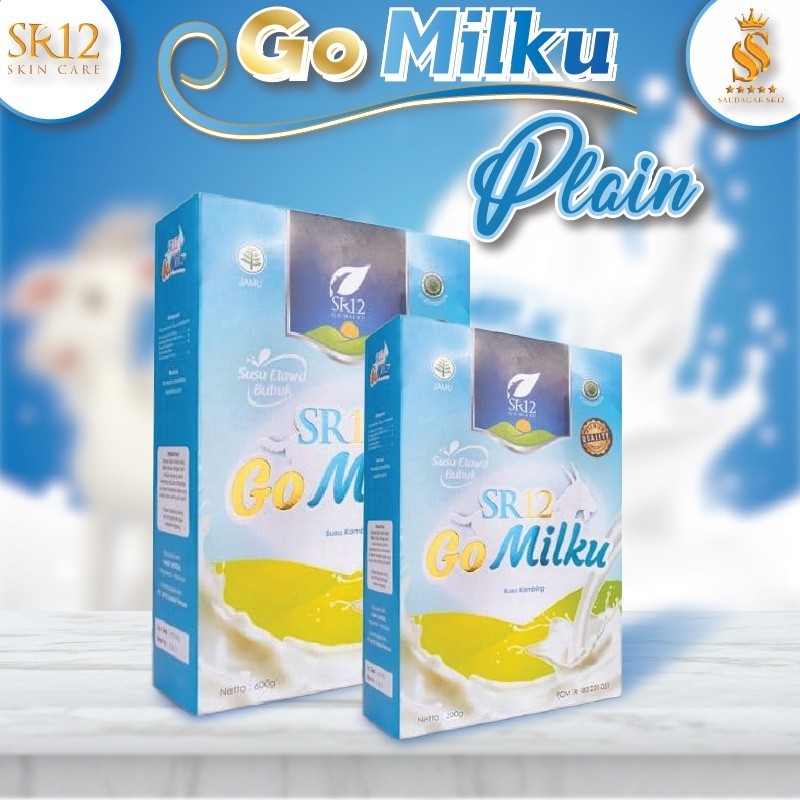 

ASLI 100% Go milku original Sr12 Susu kambing etawa Susu kaya manfaat Menambah berat badan Penambah nafsu makan Bpom