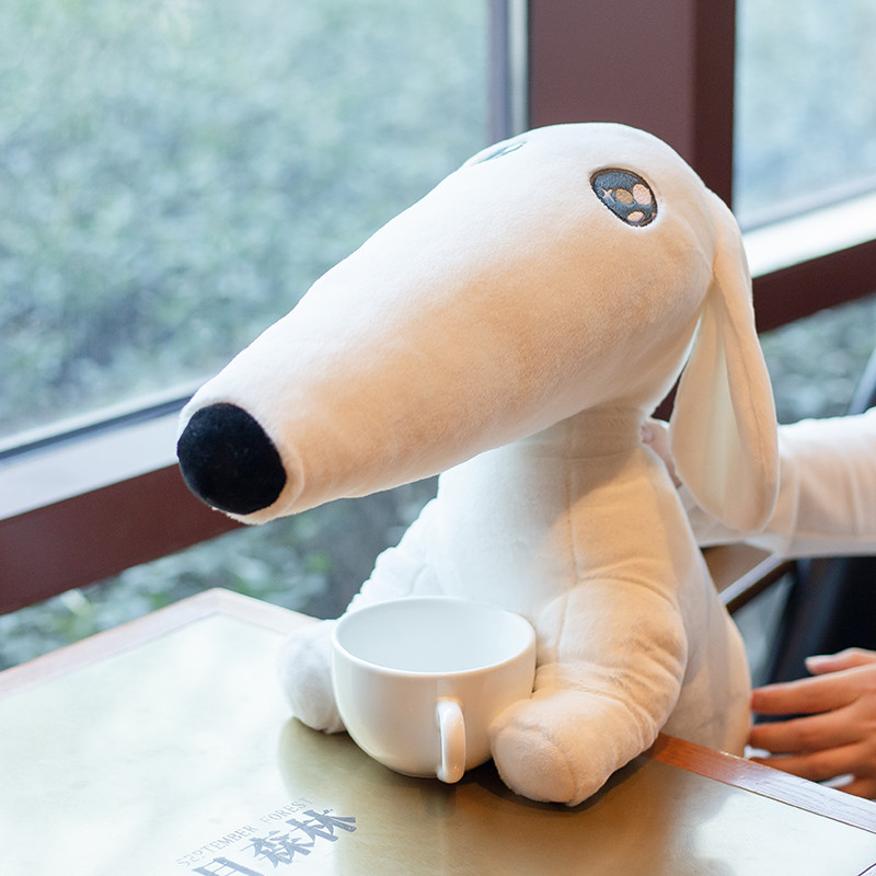 25/40CM Popular Long Nose Dog Plush Toys Stuffed Animal Cute INS Let me do it for you Greyhound Dog 