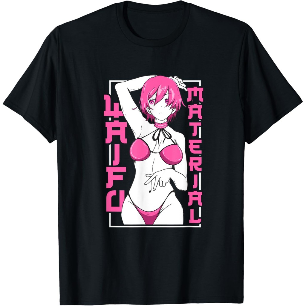 Japanese Anime Shirt Waifu Sexy Anime Girl Anime Lovers Weeb T-Shirt COD