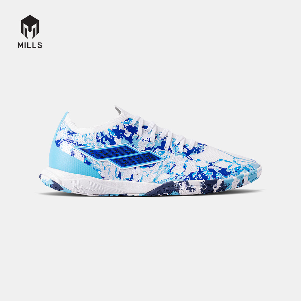 MILLS SEPATU FUTSAL XYCLOPS KALDERA CHROME IN WHITE/NAVY/LT.BLUE 9406102
