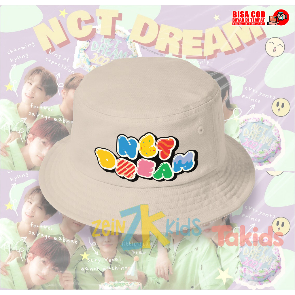 Bucket Hat Anak NCT Dream Korea / Topi Anak NCT Dream Korea