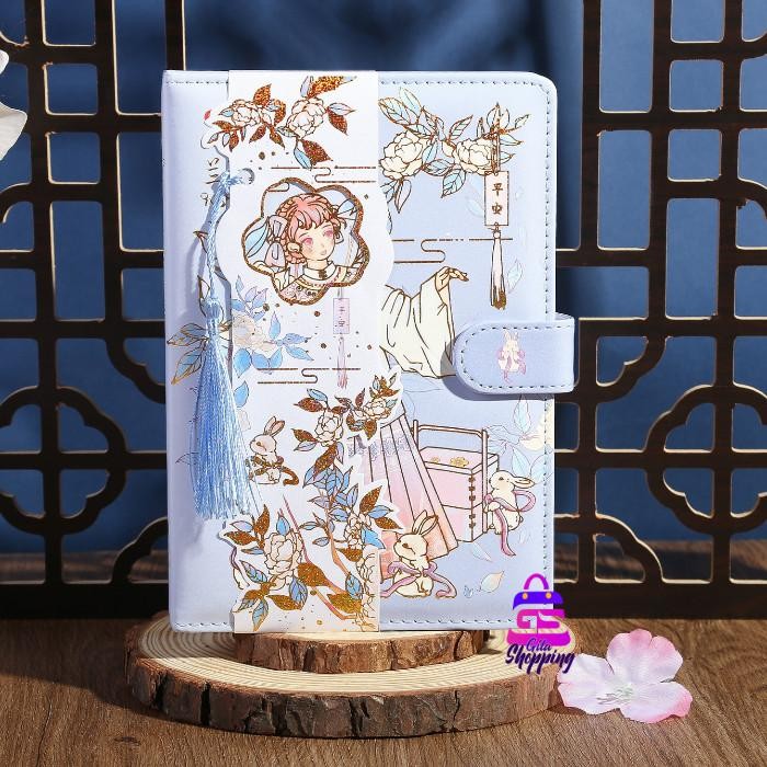 

Magnetic Notebook Lady Samurai / Diary Jurnal agenda Buku tulis - 6285 - B