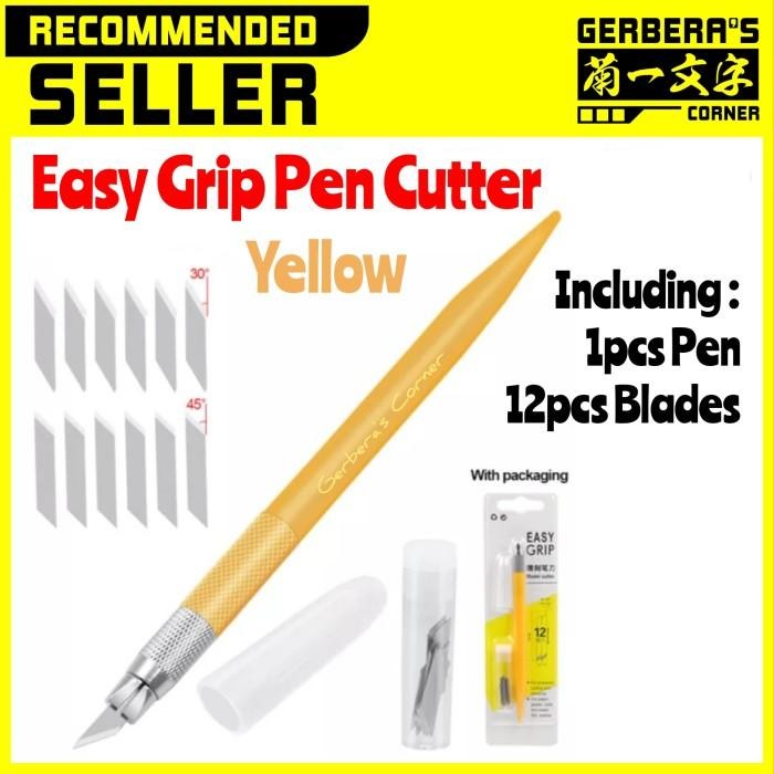 

Pen Cutter Set Hh Quality Mirip Pen Cutter SDI Hobby Art Knife - Yellow