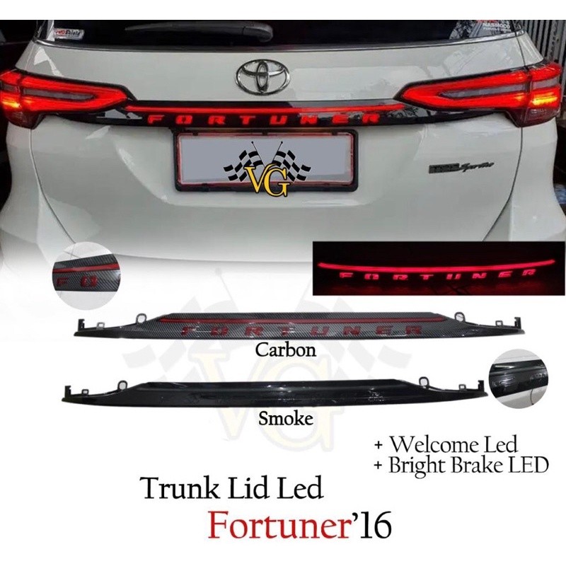 TRUNKLID LED FORTUNER 2016