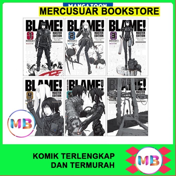 BLAME Manga Vol 1-6 Complete Master Edition - MercusuarBookstore