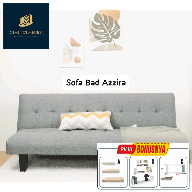 Sofa Bad Azzira / Sofa Bad Murah Berkualitas / Rangka Jati Belanda harmony living KUNINGAN