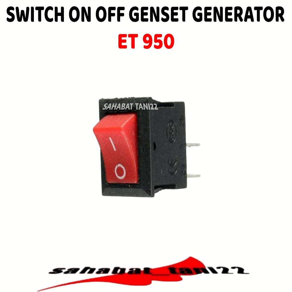 Saklar On Off Generator Genset ET950 Switch On Off Genset ET950 Swith Power On oFF Generator Genset 