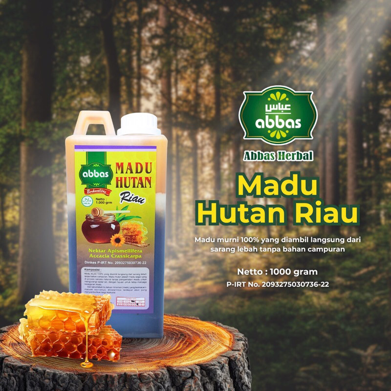 

MADU LIAR NATURAL RAW – Abbas Hutan 1kg | madu alami langsung dari alam | cocok untuk konsumsi harian & pengobatan herbal