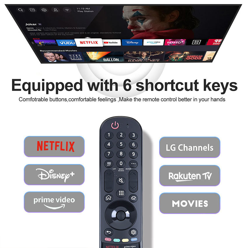 Remot Magic Remot Smart Tv Lg An-Mr21Ga Mr21Ga / Magic Remote Lg An-Mr21Ga 22Ga Mr23Ga Anmr 21 Anmr