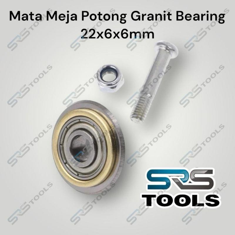 Mata Pisau Meja Potong Keramik Granit Dorong Bearing / Roda Pemotong