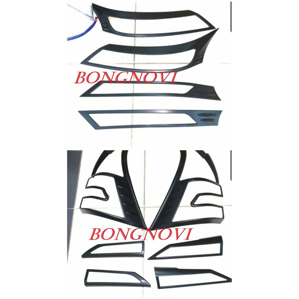 Paket Garnish Depan Belakang Avanza Xenia 2018-2020 HItam